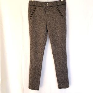 Free People Women's Herringbone Knit Slim Pants Size 6